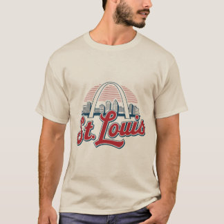 Vintage St. Louis Gateway Arch, Iconic Pride Tシャツ