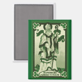 Vintage St. Patrick's Day Magnet マグネット (正面/裏面)