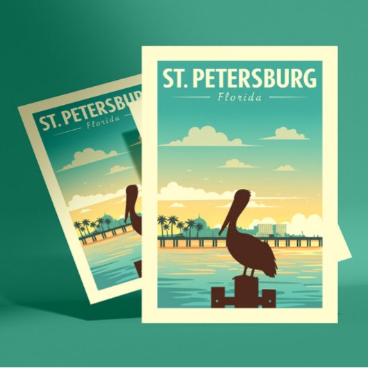 Vintage St. Petersburg Florida ポストカード