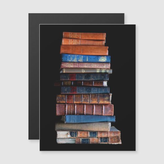 VIntage Stack of Old Books Postcard (正面/裏面)