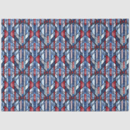 Vintage Stained Glass Patriotic 薄葉紙