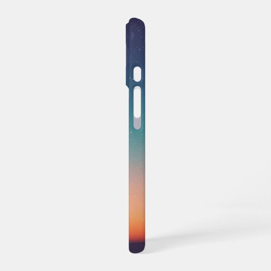 Vintage Starry Sky Gradient iPhone 16ケース (左側面)