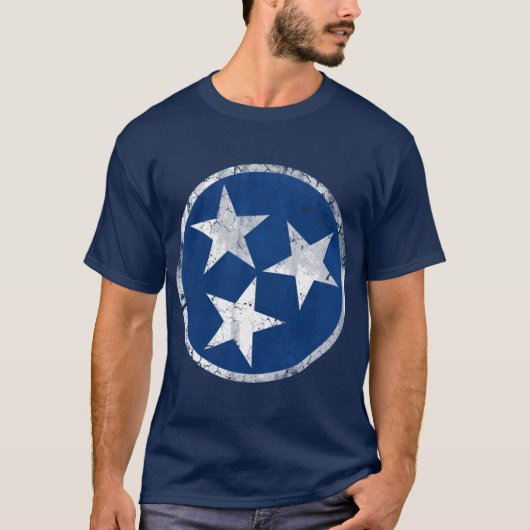 Vintage State Flag ofennessee family Tシャツ (正面)