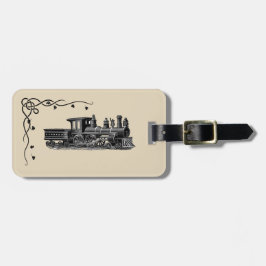 Vintage Steam Engine ラゲッジタグ