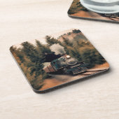 Vintage Steam Engine Train コースター (左側)