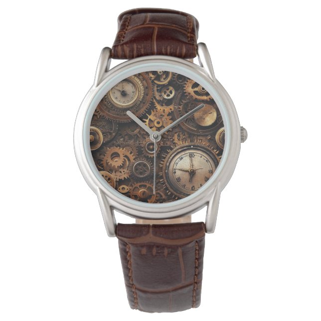 Vintage Steampunk Watch 腕時計 (正面)