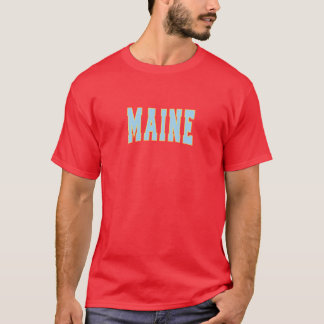 Vintage Stencil Maine State Tシャツ