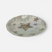 Vintage Sterne ペーパープレート (アングル)