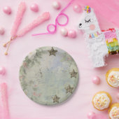 Vintage Sterne ペーパープレート (パーティー)