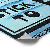 Vintage Stick to Free Trade Liberals Election ポスター (角)