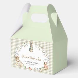 Vintage Storybook Bunny Woodland Baby Shower フェイバーボックス