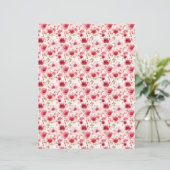 Vintage Strawberry Farm Floral Scrapbook Paper (スタンド正面)