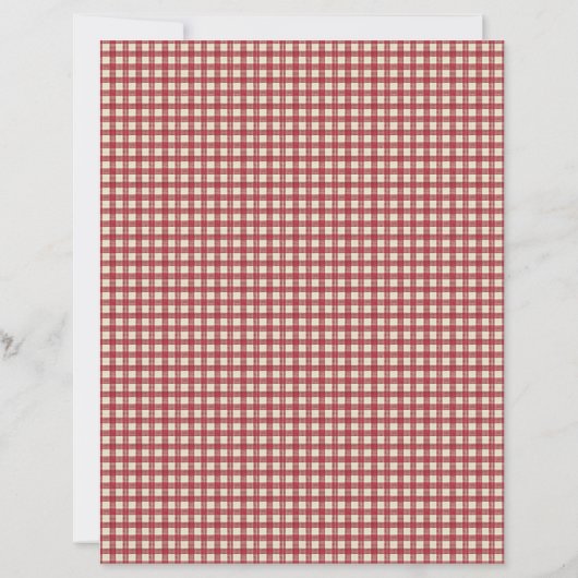 Vintage Strawberry Farm Scrapbook Paper (裏面)
