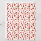 Vintage Strawberry Farm Scrapbook Paper (正面)