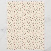 Vintage Strawberry Farm Scrapbook Paper (正面)