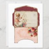 Vintage Strawberry Farm Scrapbook Paper (正面)