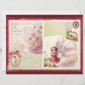 Vintage Strawberry Farm Scrapbook Paper (正面)