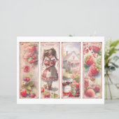 Vintage Strawberry Farm Scrapbook Paper (スタンド正面)