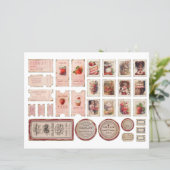 Vintage Strawberry Farm Scrapbook Paper (スタンド正面)