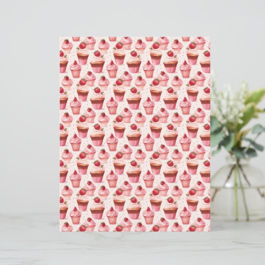 Vintage Strawberry Farm Scrapbook Paper (スタンド正面)