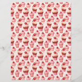 Vintage Strawberry Farm Scrapbook Paper (正面)