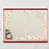 Vintage Strawberry Farm Scrapbook Paper (正面)