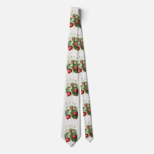 Vintage strawberry neck tie ネクタイ (正面)