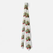 Vintage strawberry neck tie ネクタイ (裏面)
