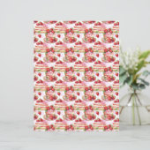 Vintage Strawberry Pie Scrapbook Paper (スタンド正面)