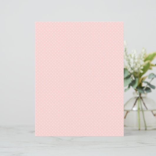 Vintage Strawberry Polka Dots Scrapbook Paper (スタンド正面)