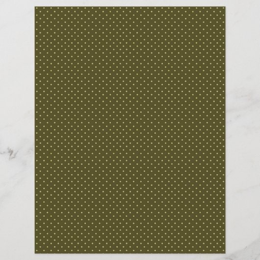 Vintage Strawberry Polka Dots Scrapbook Paper (正面)