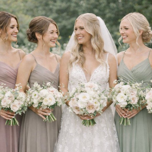 Vintage Stripe Wedding Attire Card 招待状