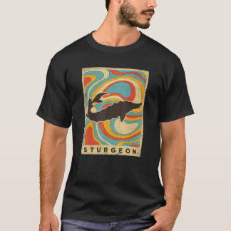 Vintage Sturgeon Fish Lover Animal Retro Style Tシャツ