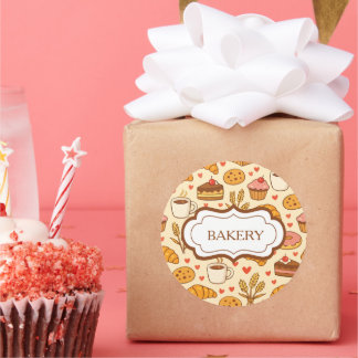 Vintage Style Bakery ラウンドシール