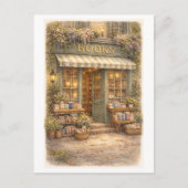 Vintage-Style Bookstore  ポストカード (正面)