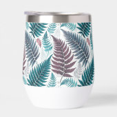 Vintage-style botanical fern leaves (右面)