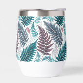 Vintage-style botanical fern leaves (左面)