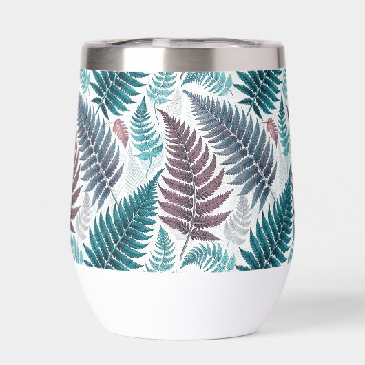 Vintage-style botanical fern leaves (背面)