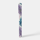 Vintage-style botanical fern leaves iPhoneケース (左側面)