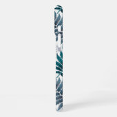 Vintage-style botanical fern leaves iPhoneケース (左側面)