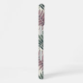 Vintage-style botanical fern leaves iPhoneケース (右側面)