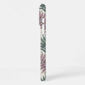 Vintage-style botanical fern leaves iPhoneケース (左側面)