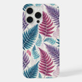 Vintage-style botanical fern leaves iPhoneケース (裏面)