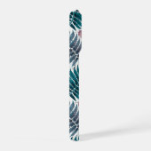 Vintage-style botanical fern leaves iPhoneケース (右側面)