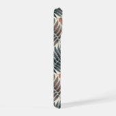 Vintage-style botanical fern leaves iPhone 15ケース (右側面)