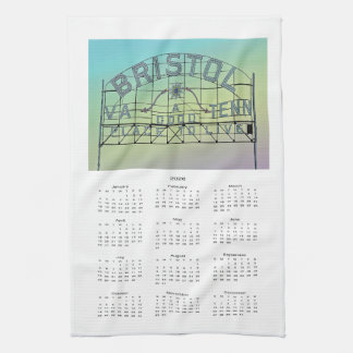 Vintage style Bristol Slogan Sign 2026 キッチンタオル