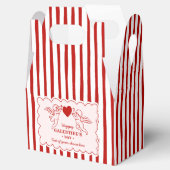 Vintage Style Cupid Doodles Happy Galentine's Day フェイバーボックス (オープン)