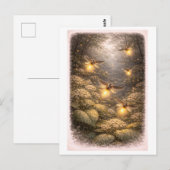 Vintage-Style Firefly Illustration ポストカード (正面/裏面)