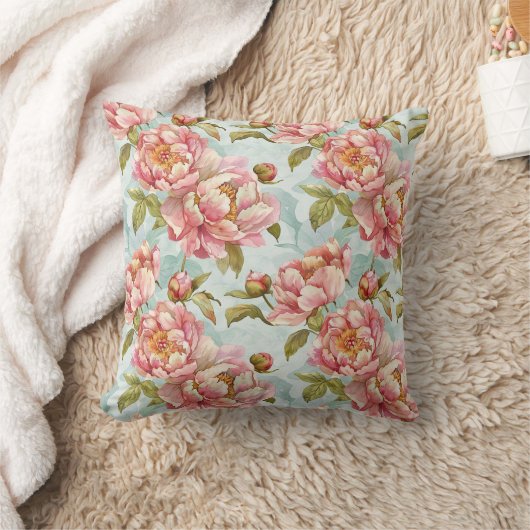 Vintage style floral pattern  クッション (ブランケット)