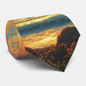 Vintage Style Hawaiian Travel Aloha From Hawaii ネクタイ (ロール)